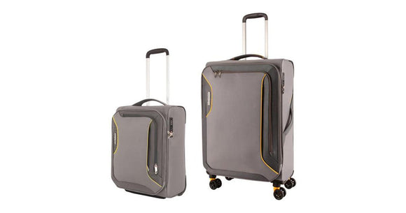 American Tourister Applite 3 Spinner 2 Piece TSA Luggage Set (Lightning Grey)